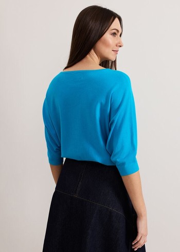 Phase Eight Cristine Knitwear Blue Australia | UN4083925